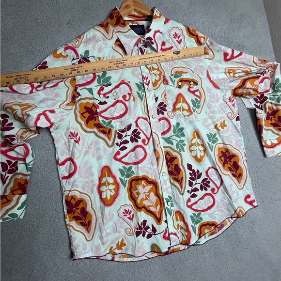 Indigo Palms Co. Tommy Bahama Shirt Floral Button Up Men's XXL Multi Color - Picture 3 of 8